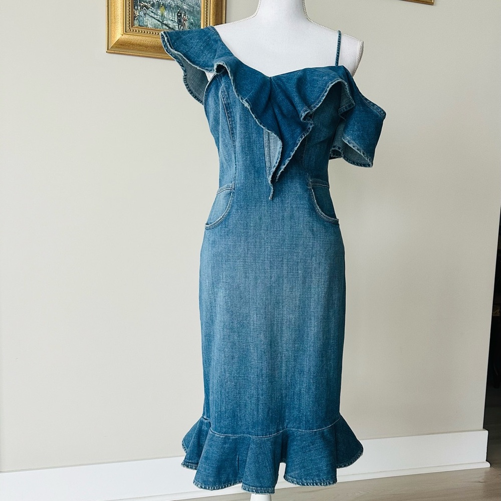 One of a kind denim dress